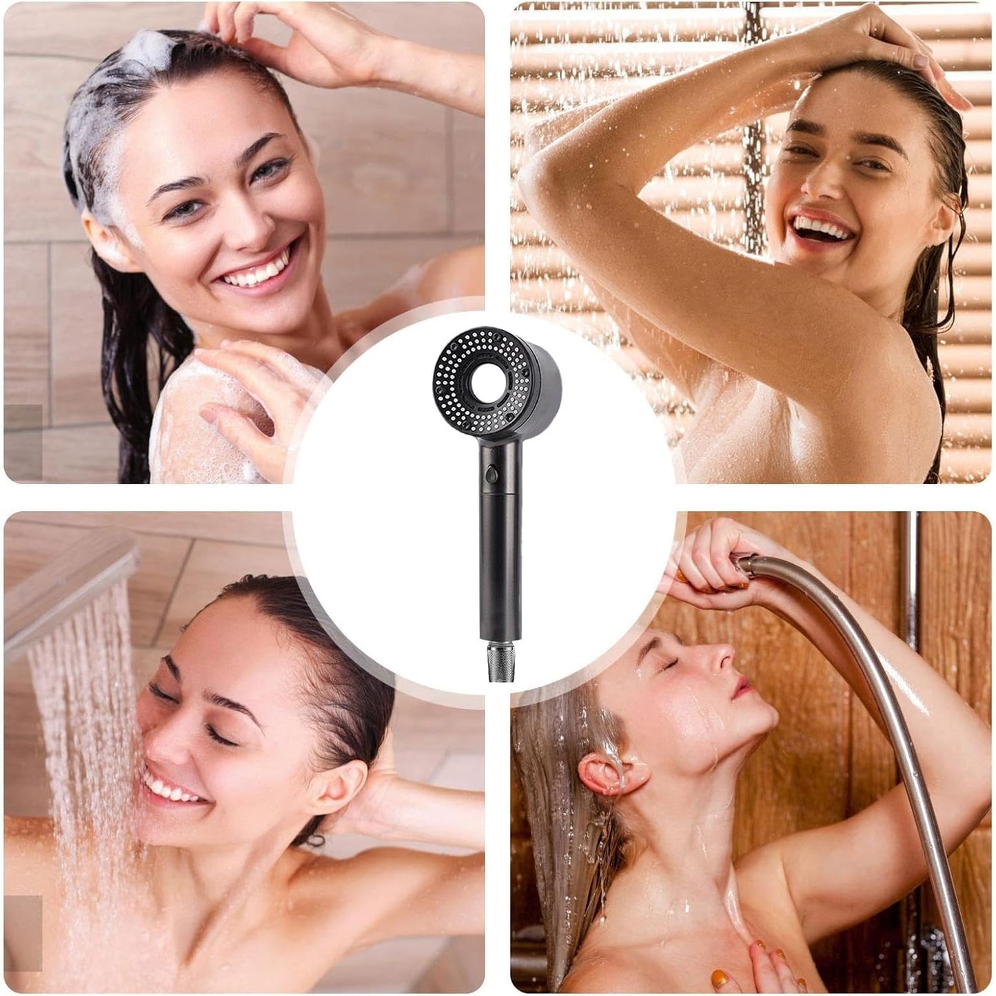 Cap de dus cu filtru avansat - 5 moduri ajustabile, presiune ridicata, elimina clorul - Material premium durabil