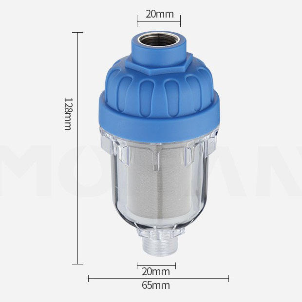 Pre-filtru dedurizator pentru apa - Purificator robinet, masina de spalat si dus - Protejeaza echipamentele