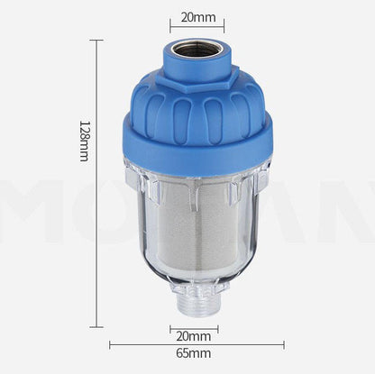 Pre-filtru dedurizator pentru apa - Purificator robinet, masina de spalat si dus - Protejeaza echipamentele