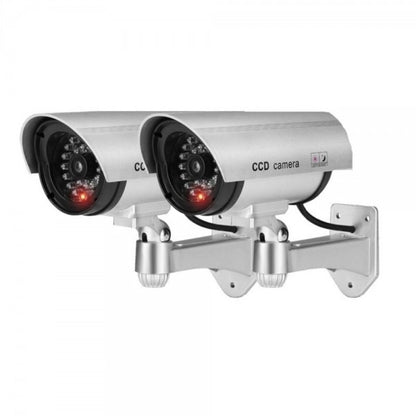 Camera de Supraveghere Falsa cu LED si Baterii - Protectie Vizibila pentru Casa si Afacerea Ta - 4