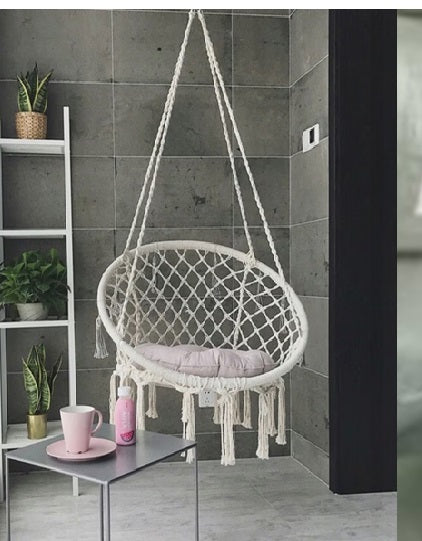 Scaun leagan suspendat rotund pentru casa si gradina - capacitate 150kg
