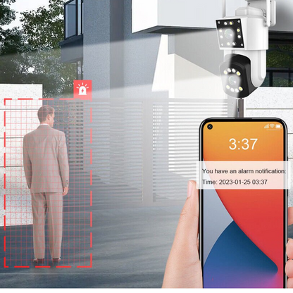 Camera de Supraveghere WiFi HD cu Detectare Miscare + Card 32GB - Pachet Complet Securitate - 12