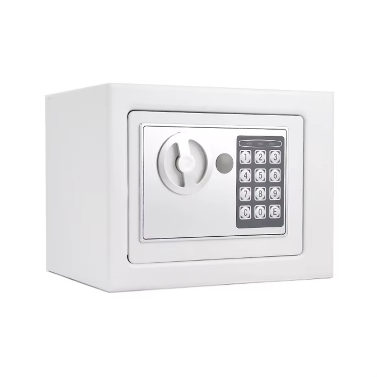 Seif Metalic cu Cod Digital si Cheie - Cutie Economii Sigura cu Slot pentru Bani