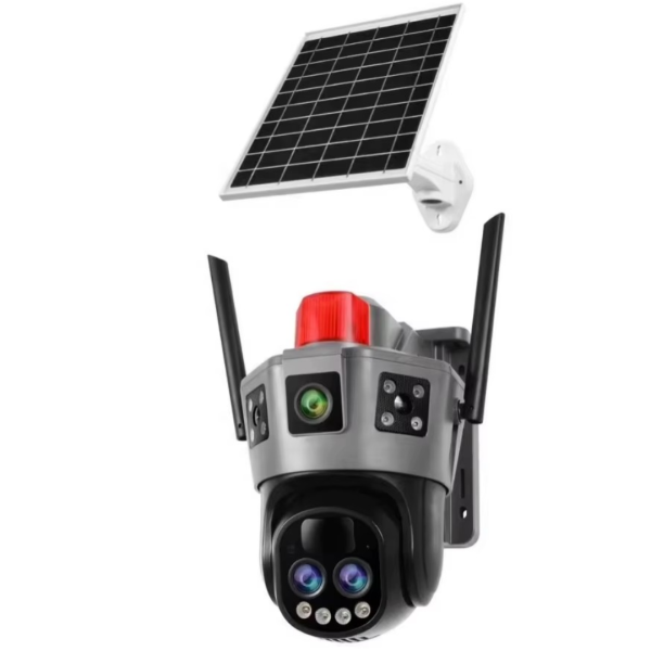 Camera Solara Inteligenta 4MP cu PTZ si Conectivitate 4G - Supraveghere Completa cu Iluminare LED - 4