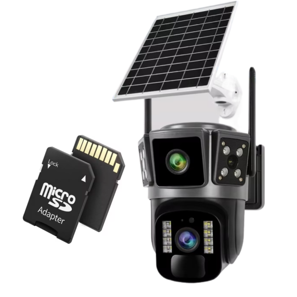 Camera de Supraveghere WiFi 1080p cu Vedere Nocturna + Card MicroSD 32GB - Pachet Complet - 6