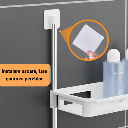 Set 2 Rafturi Multifunctionale pentru Toaleta si Bucatarie - Organizator cu 2 Nivele pentru Economisirea Spatiului - 7