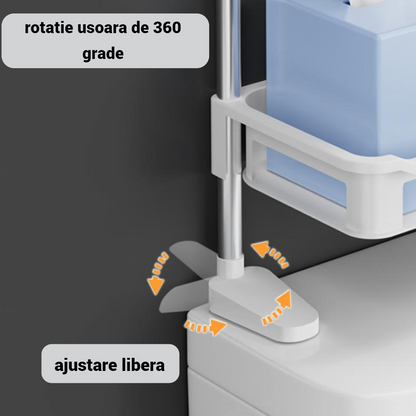 Set 2 Rafturi Multifunctionale pentru Toaleta si Bucatarie - Organizator cu 2 Nivele pentru Economisirea Spatiului - 8
