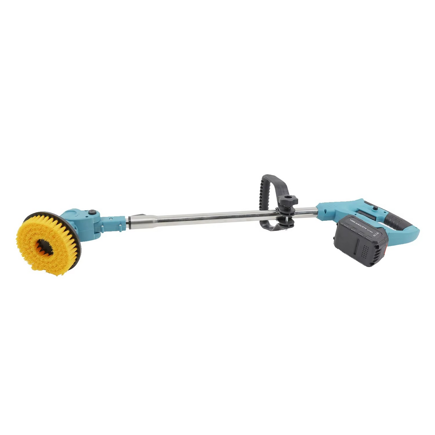 Perie Electrica Multifunctionala 48V cu Maner Telescopic, 2 Acumulatori, Incarcator si 3 perii interschimbabile