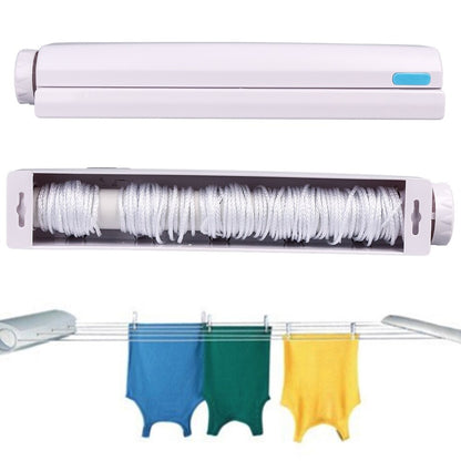 Uscator Rufe Retractabil cu 4 Sfori - Pachet 1+1 cu Sistem de Intindere Rapid