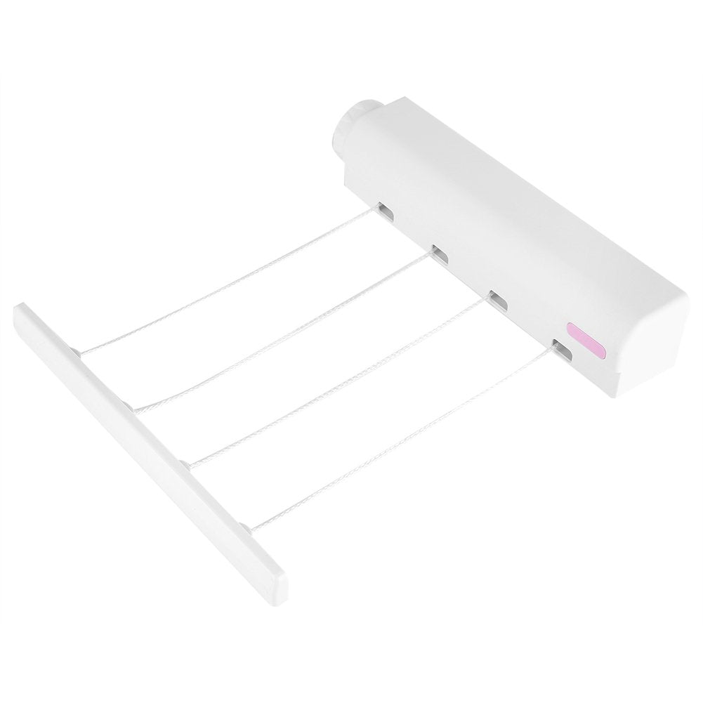 Uscator Rufe Retractabil cu 4 Sfori - Pachet 1+1 cu Sistem de Intindere Rapid - 8