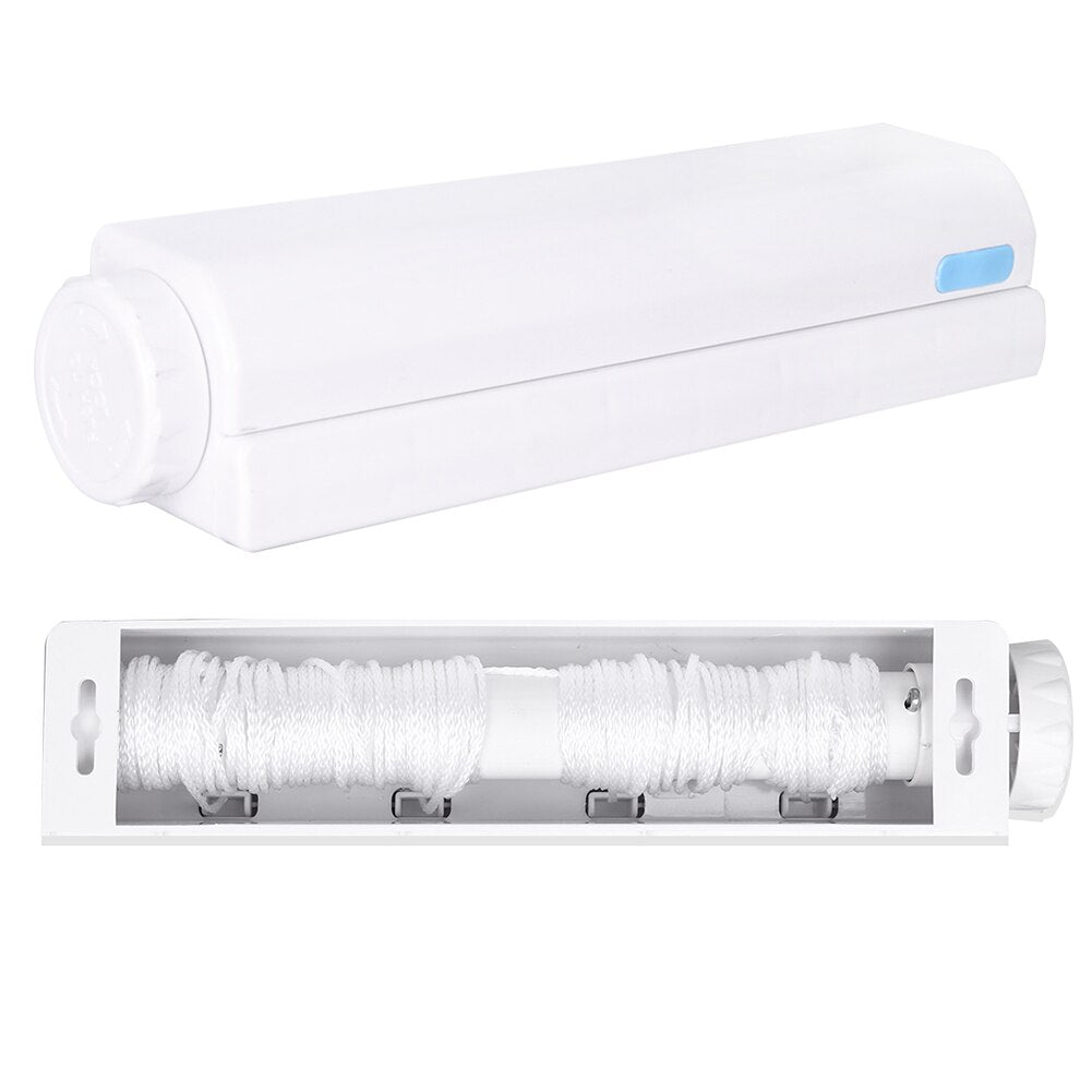 Uscator Rufe Retractabil cu 4 Sfori - Pachet 1+1 cu Sistem de Intindere Rapid - 9