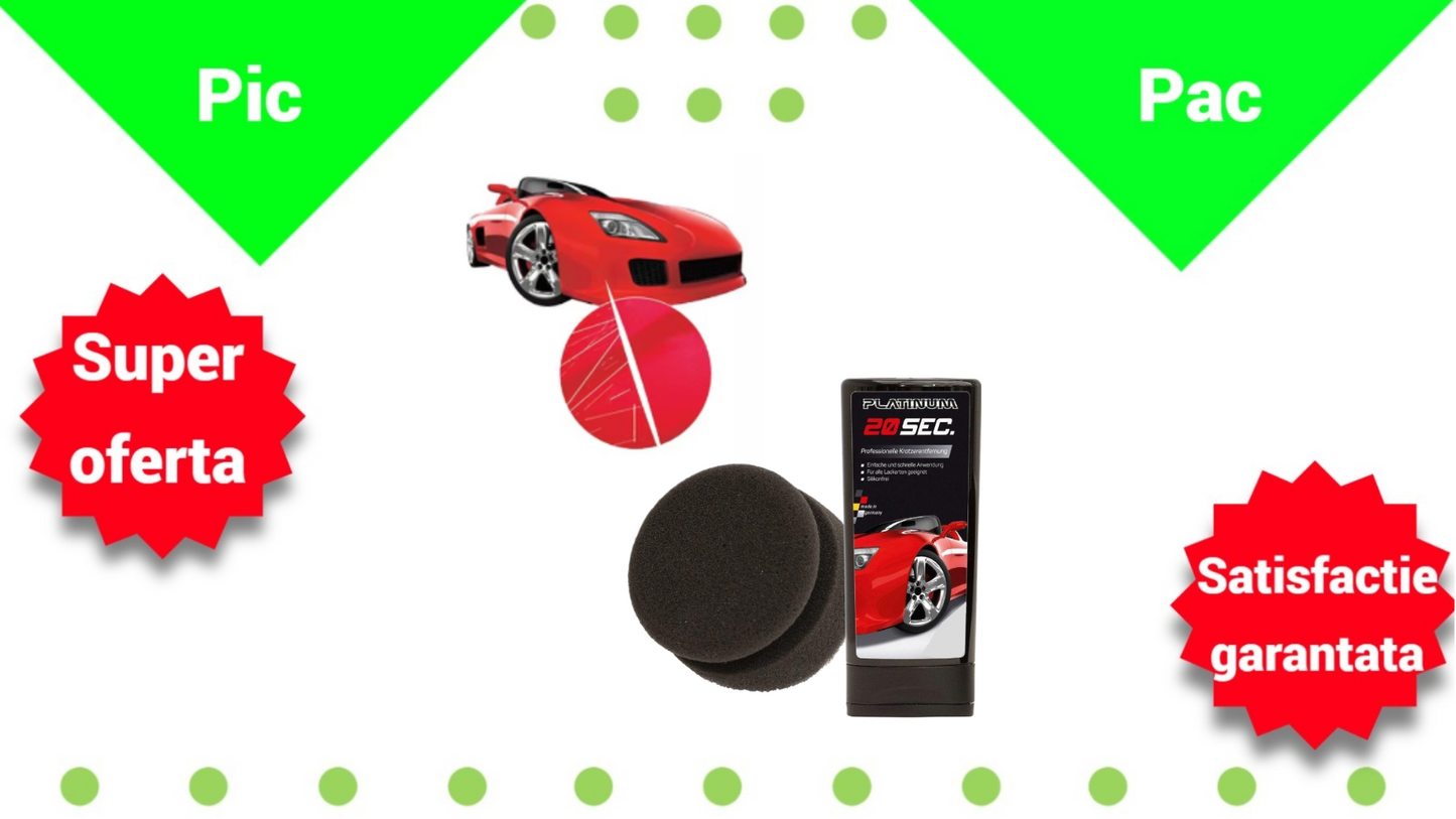 Pachet 1+1 Solutie Anti-Zgarieturi Platinum 20 Seconds - Reparare Rapida Lac Auto in 20 Secunde