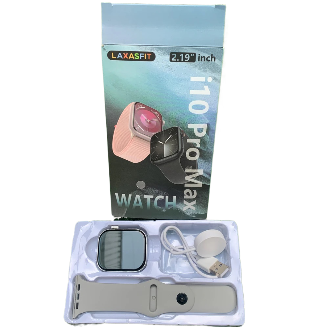 Pachet 1+1 Smartwatch I10 Pro Max - Ecran 2.19" HD, Apeluri Bluetooth, ECG, Monitorizare Completa Sanatate, IP67 - 10