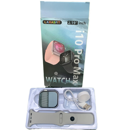Pachet 1+1 Smartwatch I10 Pro Max - Ecran 2.19" HD, Apeluri Bluetooth, ECG, Monitorizare Completa Sanatate, IP67 - 10