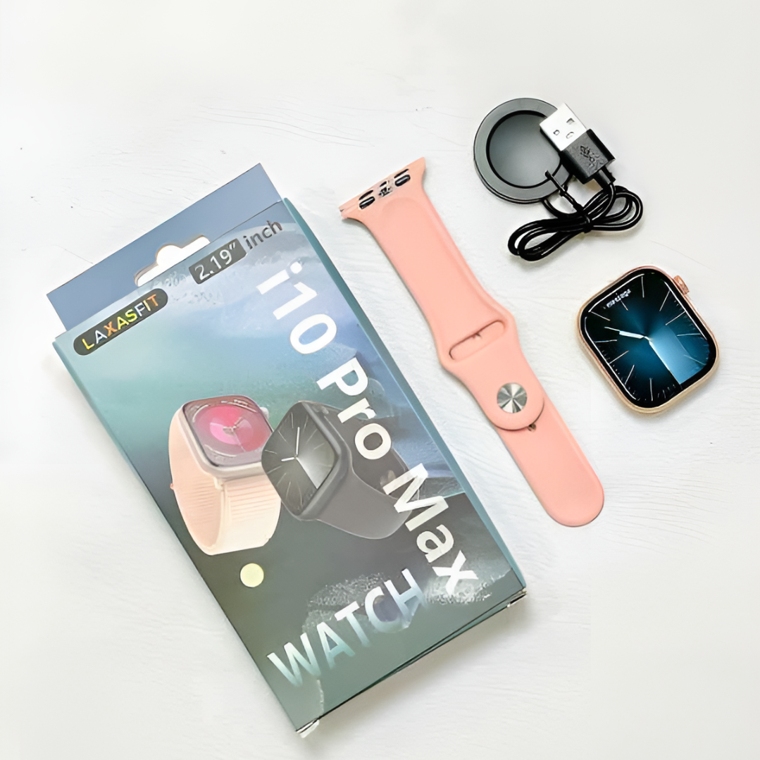 Pachet 1+1 Smartwatch I10 Pro Max - Ecran 2.19" HD, Apeluri Bluetooth, ECG, Monitorizare Completa Sanatate, IP67 - 14