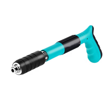 Pistol Pneumatic Fixare Cuie Profesional - Kit Complet cu 50 Nituri si Accesorii - Calibru 7.3cm