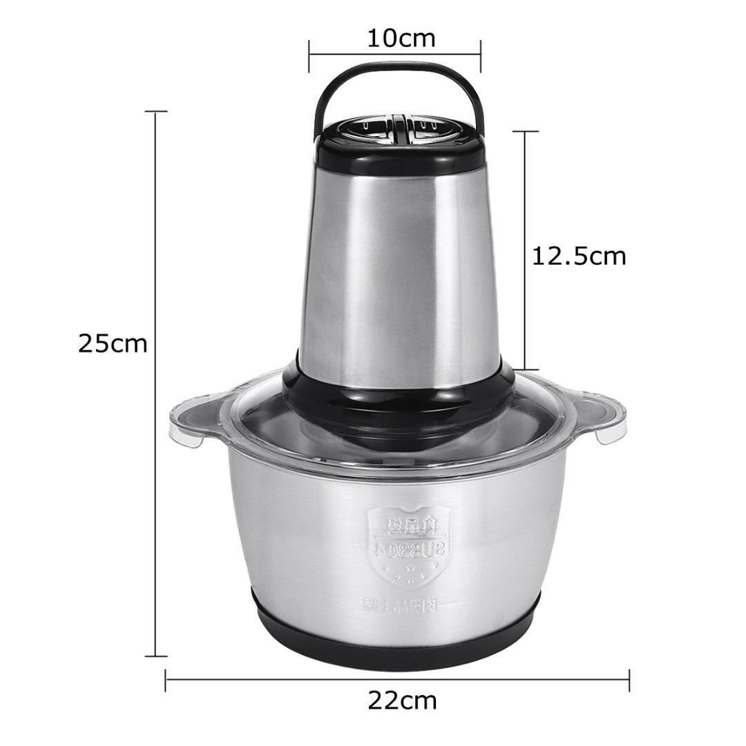 Set 1+1 Tocator Electric Universal cu 4 Lame din Inox - Maruntitor Multifunctional pentru Bucatarie - 8
