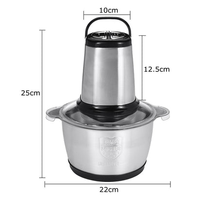 Set 1+1 Tocator Electric Universal cu 4 Lame din Inox - Maruntitor Multifunctional pentru Bucatarie - 8
