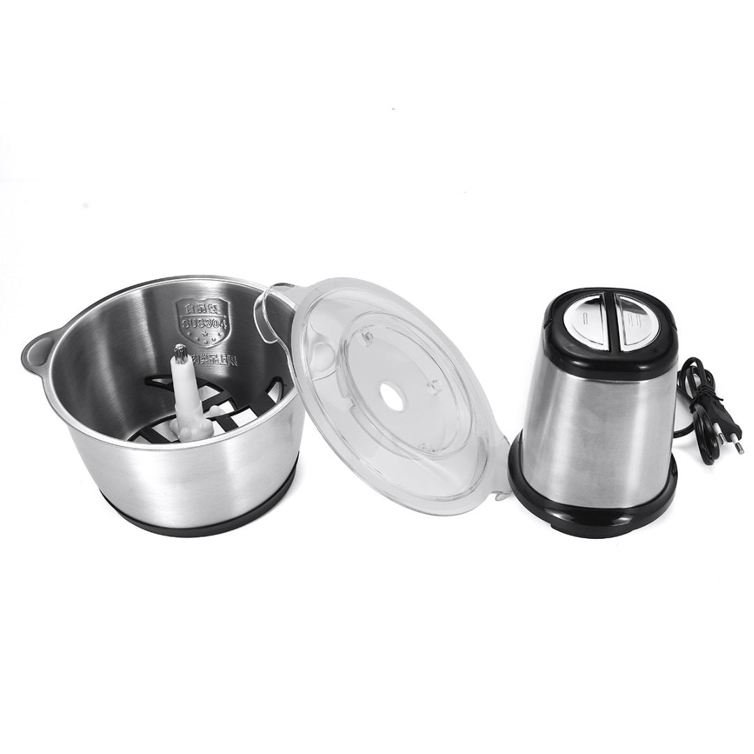 Set 1+1 Tocator Electric Universal cu 4 Lame din Inox - Maruntitor Multifunctional pentru Bucatarie