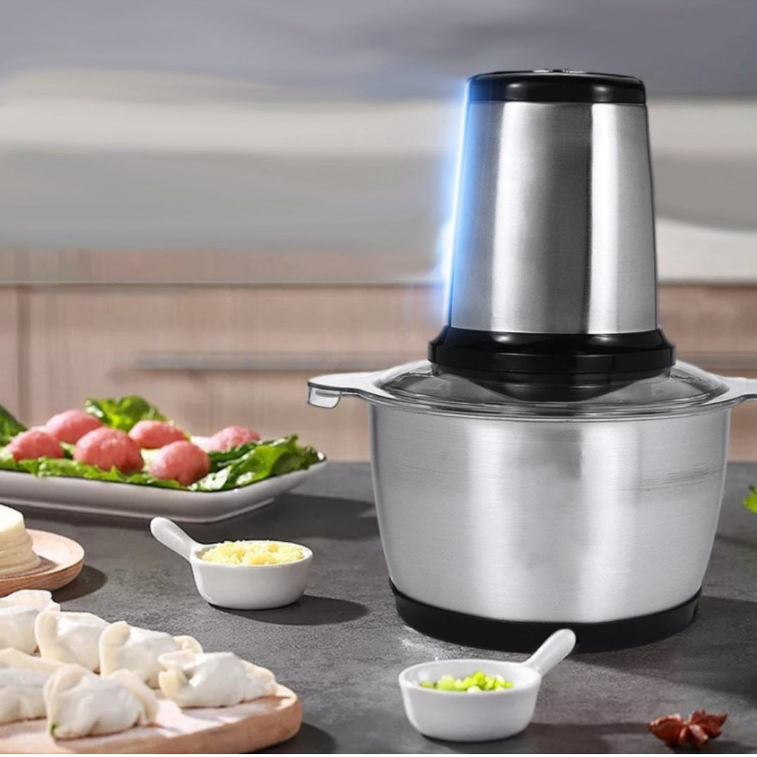 Set 1+1 Tocator Electric Universal cu 4 Lame din Inox - Maruntitor Multifunctional pentru Bucatarie - 12
