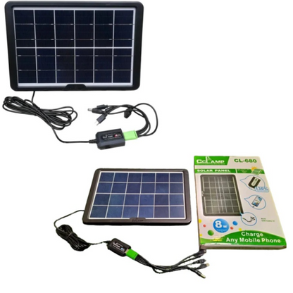 Pachet 1+1 Panou Solar Portabil - Port USB pentru Incarcare Dispozitive Incarcare Ecologica IP65 Rezistent la Apa - 7