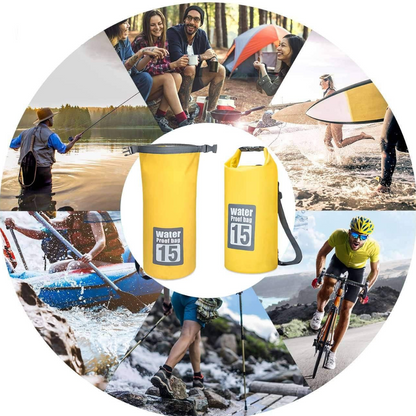 Pachet 1+1 Rucsac Impermeabil pentru Drumetii, Rafting si Sporturi Acvatice - Protectie 100% Waterproof - 14