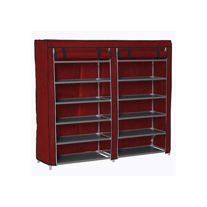 Dulap Textil Portabil pentru Incaltaminte - Organizator 36 Perechi cu Fermoare
