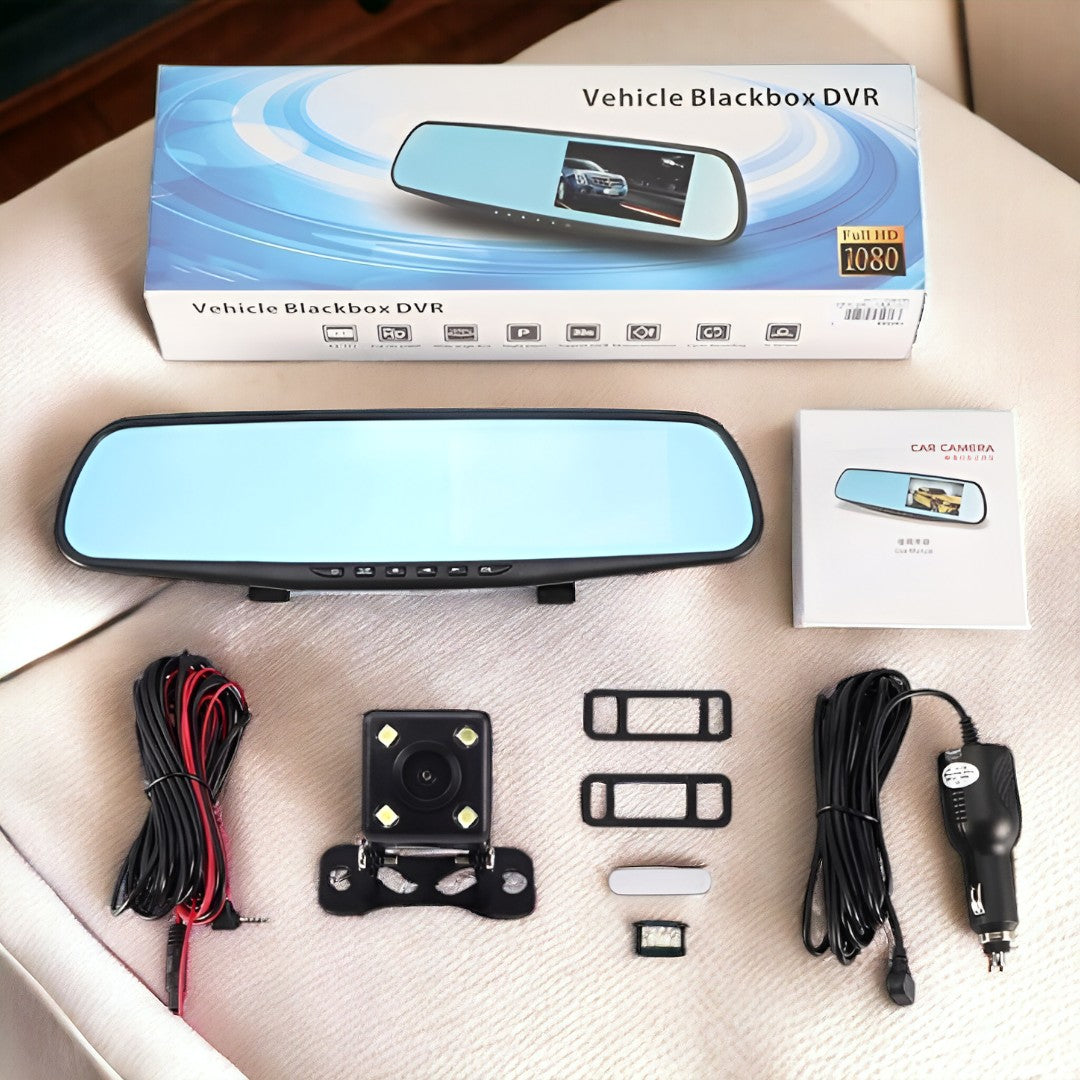 Oglinda Monitor Auto cu Dual Camera 4.3 inch - Sistem Parcare Full HD cu Vedere Nocturna - 11