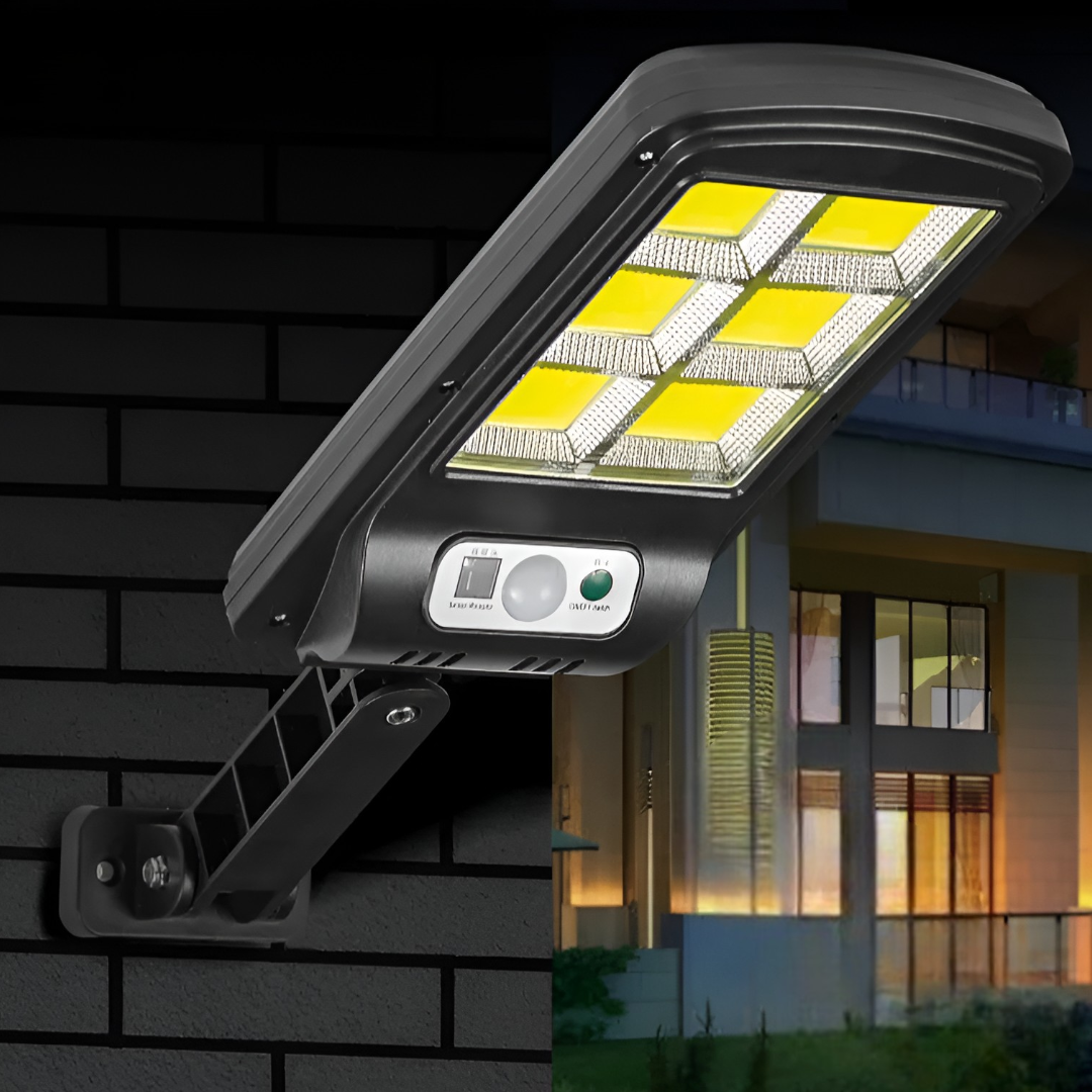 Lampa Solara LED cu Senzor de Miscare 120° - Iluminare Exterioara Automata IP65 - 11