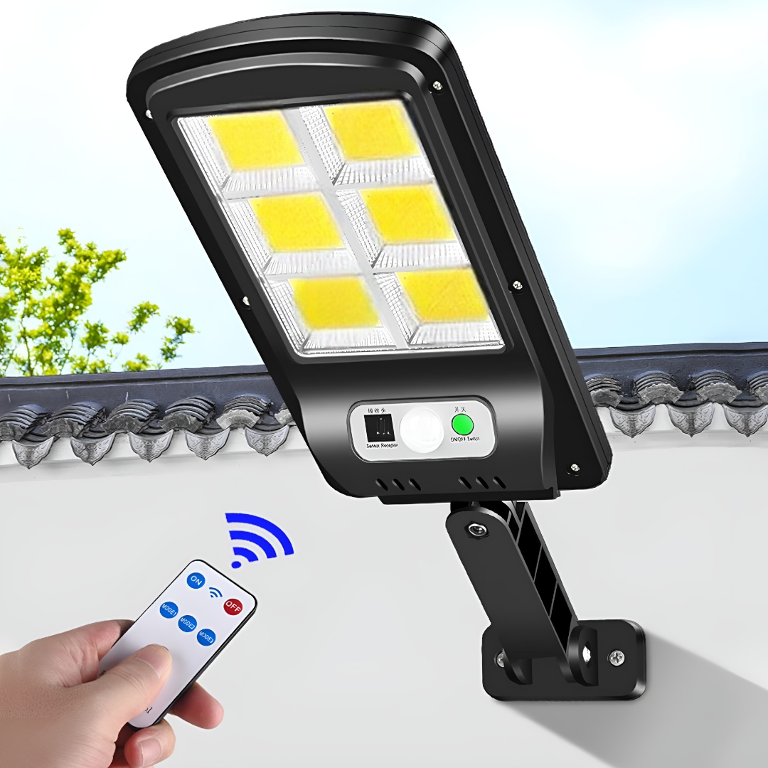 Lampa Solara LED cu Senzor de Miscare 120° - Iluminare Exterioara Automata IP65 - 13