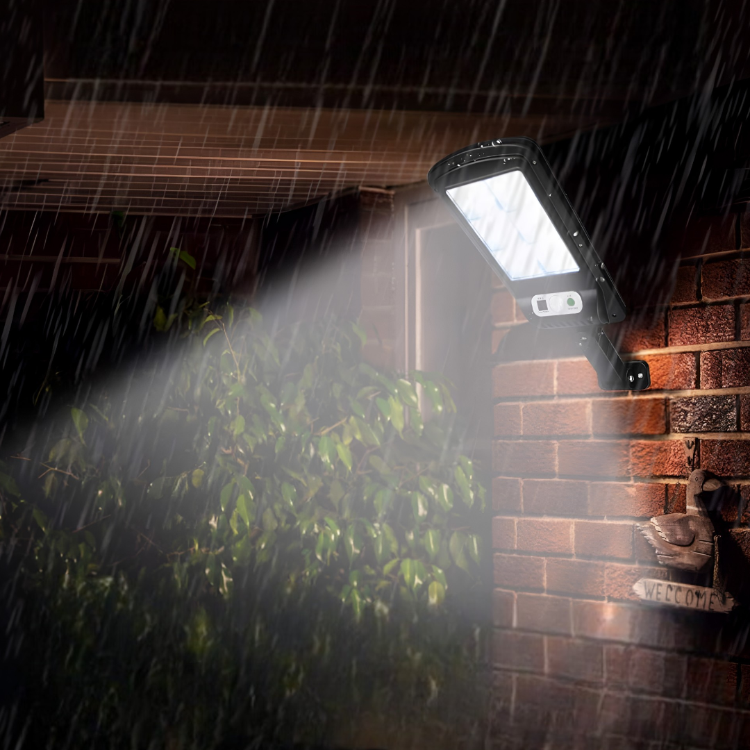 Lampa Solara LED cu Senzor de Miscare 120° - Iluminare Exterioara Automata IP65 - 14