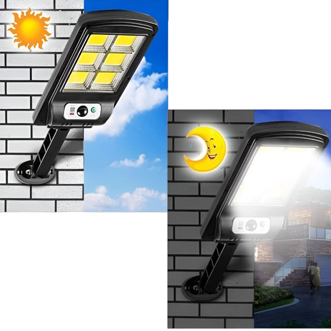 Lampa Solara LED cu Senzor de Miscare 120° - Iluminare Exterioara Automata IP65 - 16