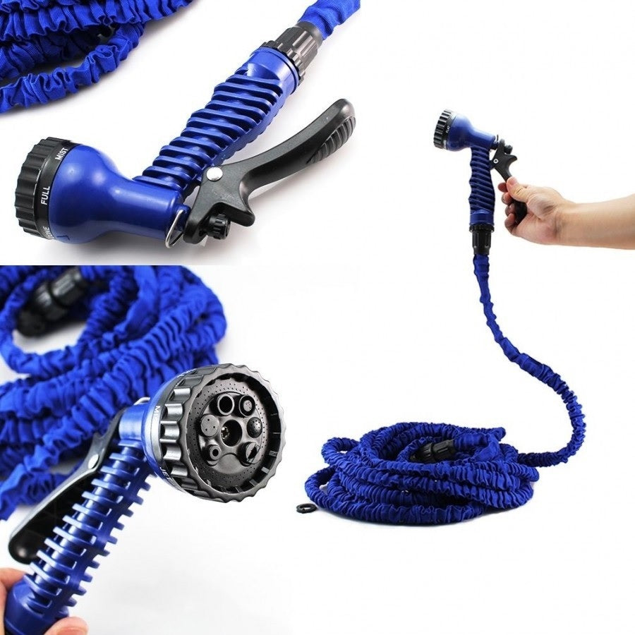 Furtun Extensibil Premium 45m cu Pistol Stropit - Elastic si Ultrausor pentru Gradina