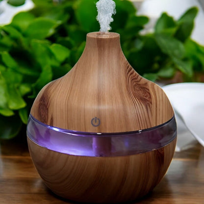 Umidificator Aromaterapie cu LED - Difuzor Uleiuri Esentiale Ultrasonic