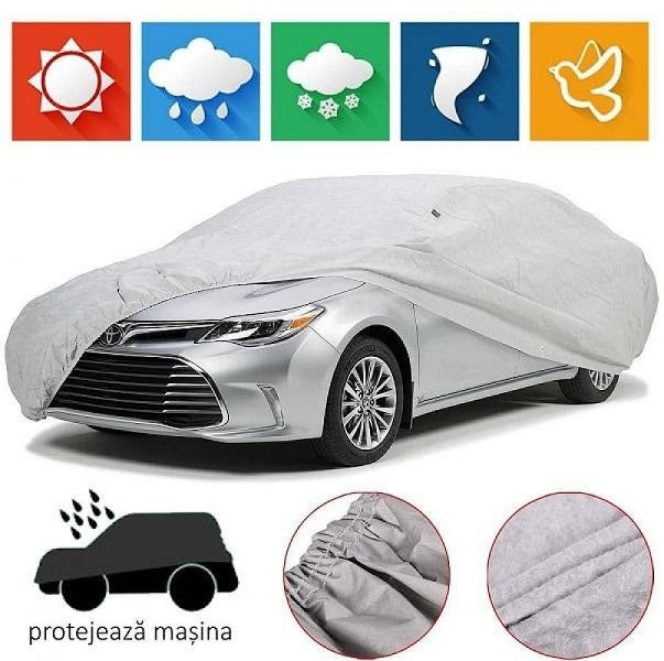 Prelata Auto Impermeabila pentru Masini Mici - Protectie Completa Exterior