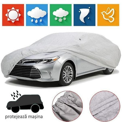 Prelata Auto Impermeabila pentru Masini Mici - Protectie Completa Exterior