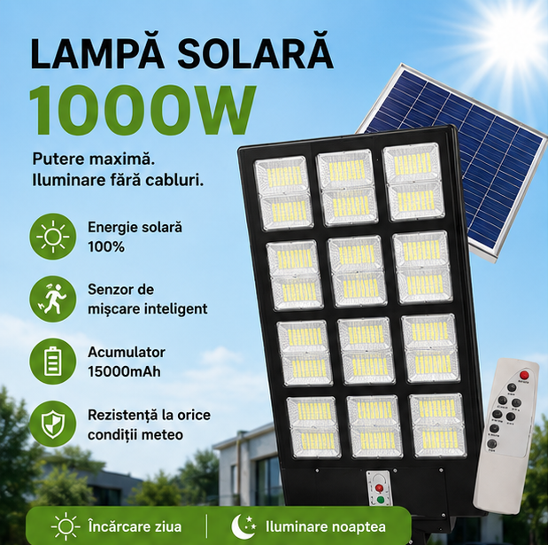 Lampa Solara 1000W