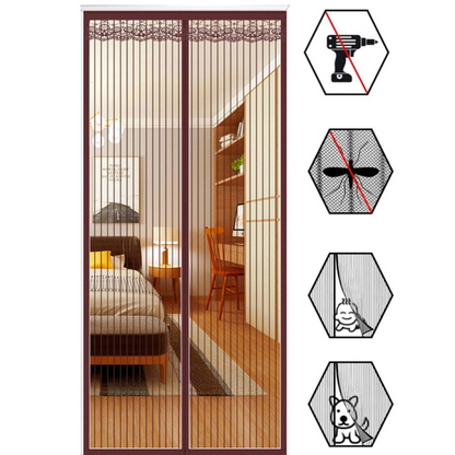 Perdea Magnetica Anti-Insecte cu Inchidere Automata - Protectie Eficienta pentru Usi
