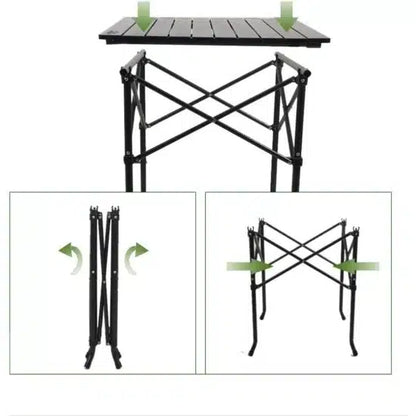 Masa pliabila pentru picnic din aluminiu