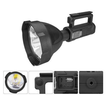 lanterna led, reincarcabila, functie powerbank, 4 moduri iluminare, trepied inclus