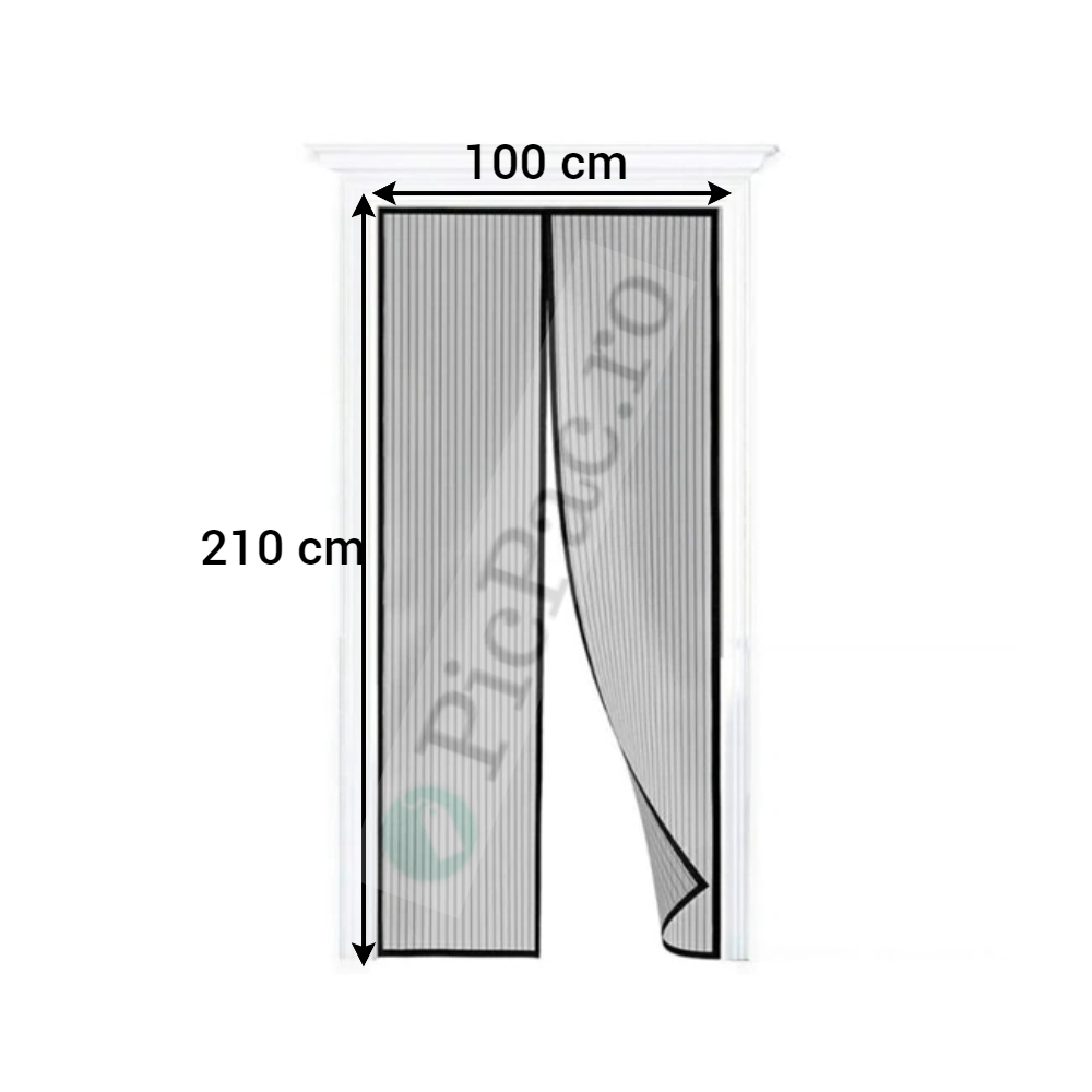 Perdea Magnetica Anti-Insecte cu Inchidere Automata - Protectie Eficienta pentru Usi - 8