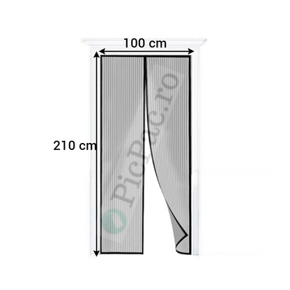 Perdea Magnetica Anti-Insecte cu Inchidere Automata - Protectie Eficienta pentru Usi - 8