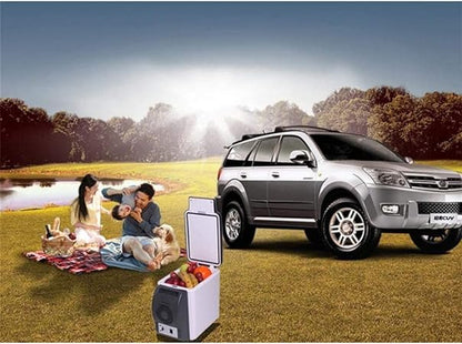 Frigider auto, 6L 12V Mini Frigider electric Încălzitor Frigider portabil Frigider pentru călătorii, camping, picnic