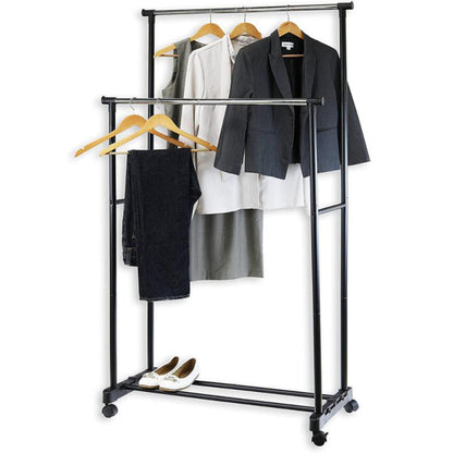 Set Organizare Garderoba: Suport Umerase + 10 Organizatoare - Solutia Completa pentru Depozitare Haine