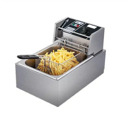Friteuza Electrica din Inox Putere 2500W Uz Profesional sau Personal