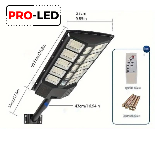 LAMPA SOLARA STRADA 2500W PRO-LED xxl