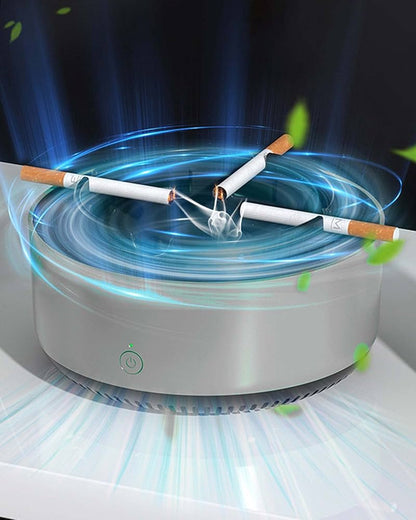 Scrumiera electrica inteligenta ,cu aspiratie