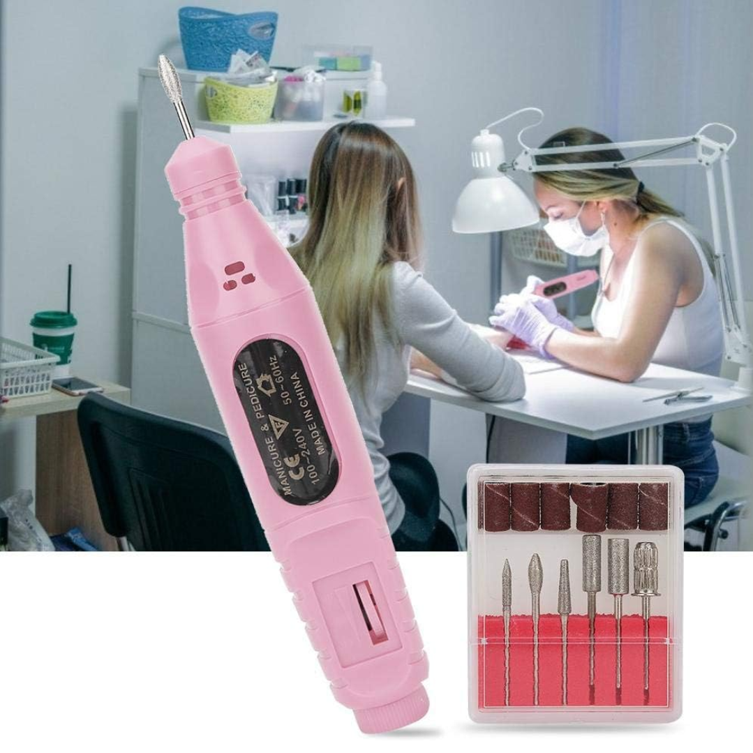 Pila Electrica Unghii cu Incarcare USB - Set Complet Manichiura Profesionala
