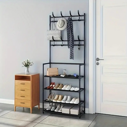 Cuier multifunctional pentru pantofi si haine - Organizare perfecta pentru casa ta