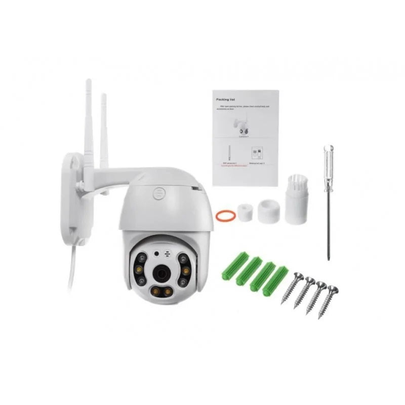 Camera de Supraveghere WiFi Exterioara Rotativa cu Senzor Miscare - Protectie Impermeabila IP65 - 12